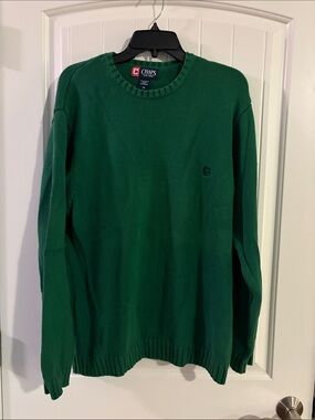 Chaps Men’s Forest Green Crewneck Sweater